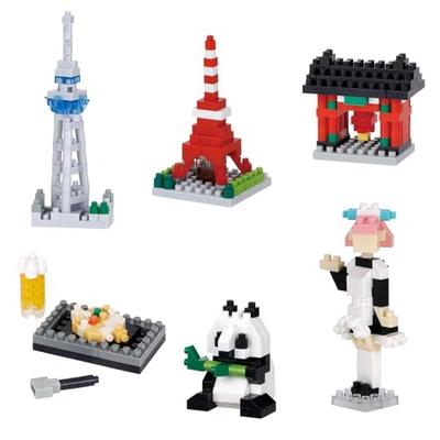 Kawada Nanoblock Mini Nano Tokyo (BOX) NBMC_80S 1 BOX = 6 Pieces, Total 6 Types