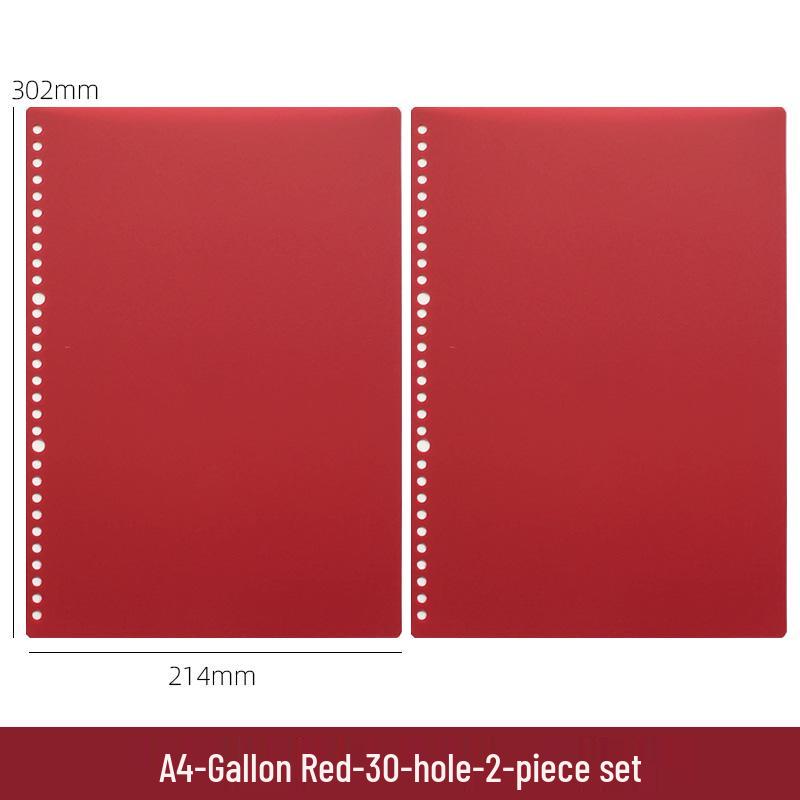 B5 Loose-Leaf Binder with DIY Plastic Coil Cover, Detachable A5/A4 Homemade Refillable Notebook