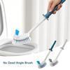 Plastic Material Long Handle Toilet Brush Sewerage Brush Sanitary Design Wall Mounted Brush Wall Hanging Long Handle