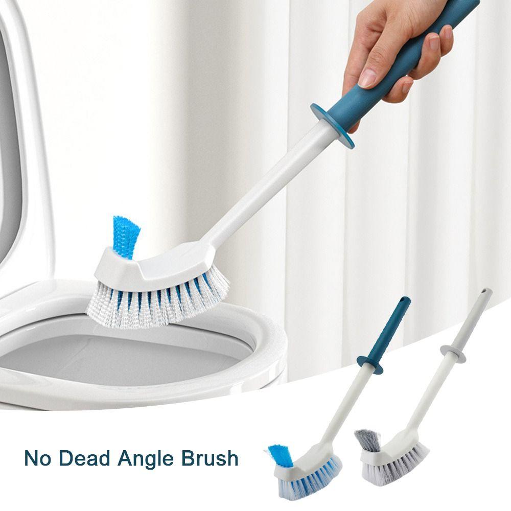 Plastic Material Long Handle Toilet Brush Sewerage Brush Sanitary Design Wall Mounted Brush Wall Hanging Long Handle