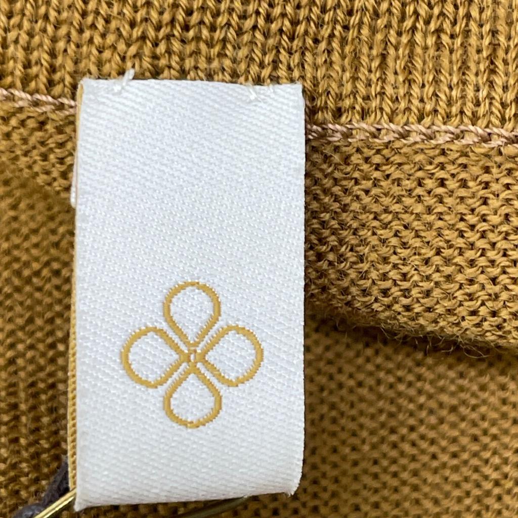 TOYOBOSHI SHURO 11IT-WC1003 Gold Brown Wool 90% Cashmere 10% Cardigan tops 3 Reddish gold brownUsed