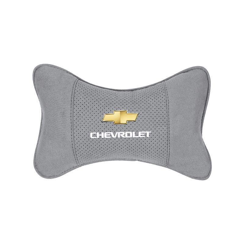 Car Seat Neck Headrest Suede Pillow Soft Cushion For Chevrolet Spark Captiva Cruze Malibu Equinox Trax Camaro Blazer Traverse