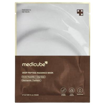 Deep Peptide Radiance Beauty Mask, 1 Sheet, 27ml (0.91 Fl Oz)