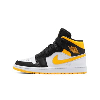 Air 1 Mid Laser Orange Black
