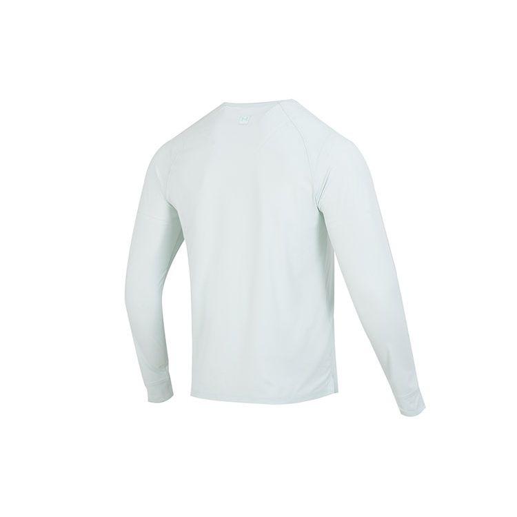 Under Armour Meridian Long Sleeve Solid Color Sports Casual Fashion Knit Crew Neck Raglan Dopamine Long Sleeve T-Shirt Men T-Shirts Green 1374496-592