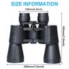 Jumelles Haute Magnification 20x50 Randonnée en Plein Air Observation des Oiseaux Astronomie Voyage Portable Paul Prisme Optique