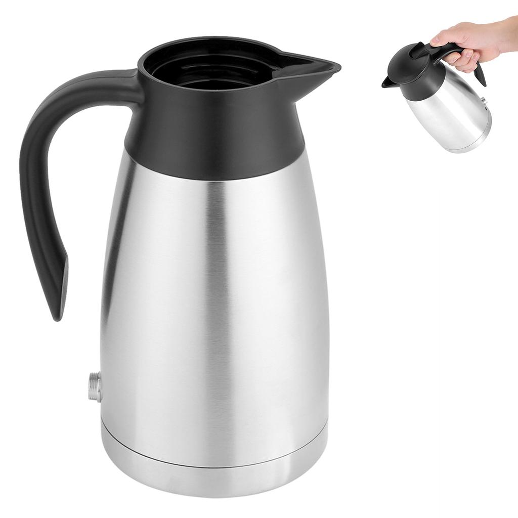 12V 1000ml Stainless Steel Car Automobile Electric Heating Kettle Portable Water Cup