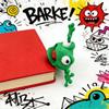 Whimsical 3D Slouchy Frog Bookmark, Reading Book Clip, Creative Cute Cartoon Stationery, Single Piece Frog Bookmark