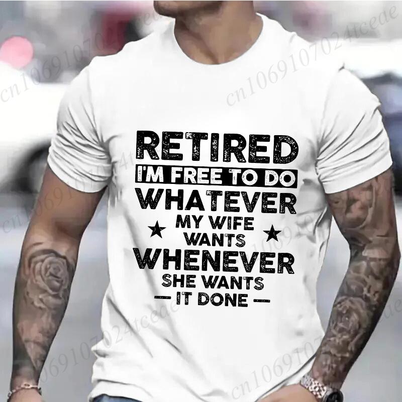 Funny The Legend Has Retired T Shirts for Men Short Sleeve Shirts Funny Graphic Tees for Retirement Fashion Casual Men Tees Gift