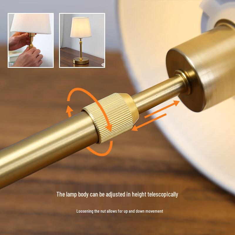 Lampe de bureau métallique réglable Oeny