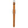 MASTER WORKS Quadrangle MW10SB-GCBRO8 Men's Watch, Made In Japan, Quartz Movement, 33mm, Leather Strap, Square Shape, Black