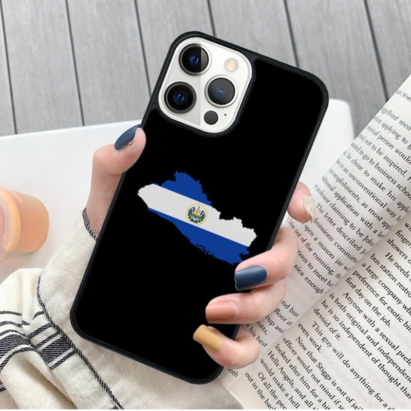 El Salvador National Flag Phone Case For iPhone 17 Air 16 15 14 11 12 13 Pro MAX Plus Cover Shell Coque