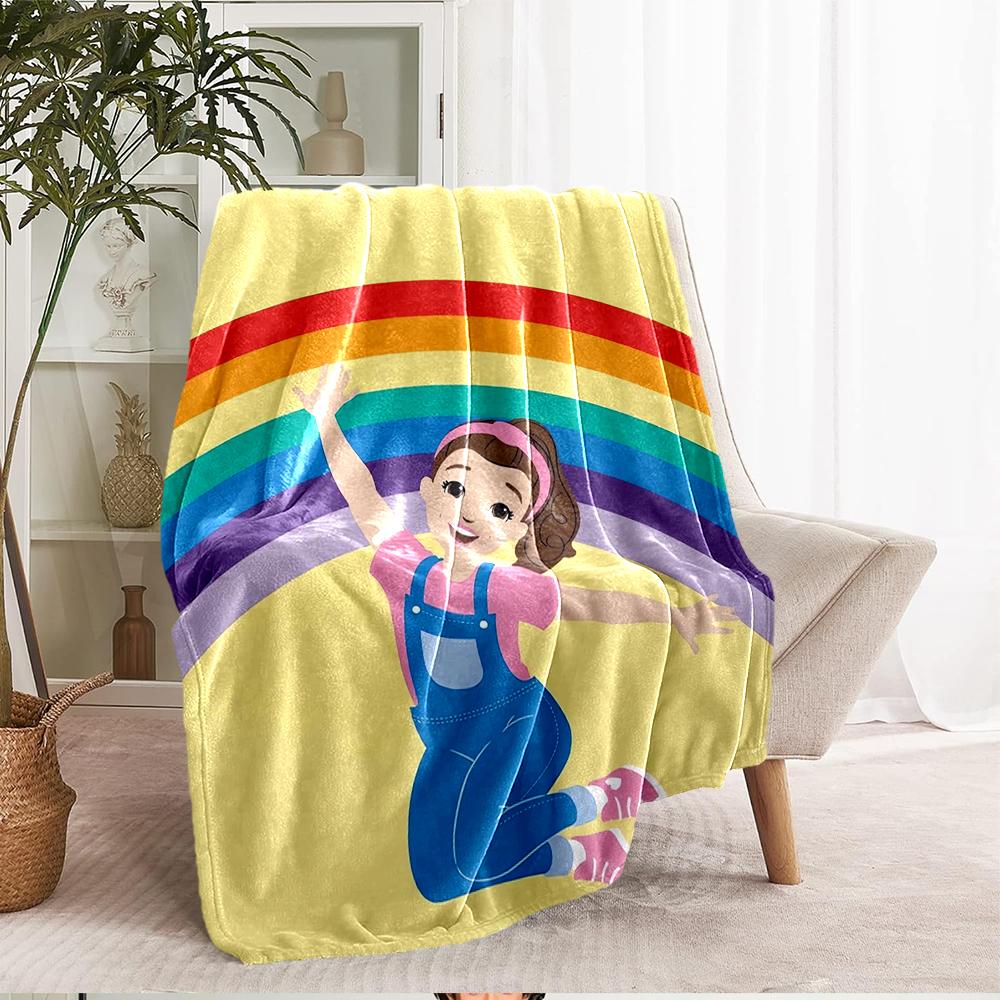 Ms. Rachel Theme Printed Blanket - Perfect for Couch, Bed, Travel & Outdoor Use | Machine Washable, Cozy & Durable.