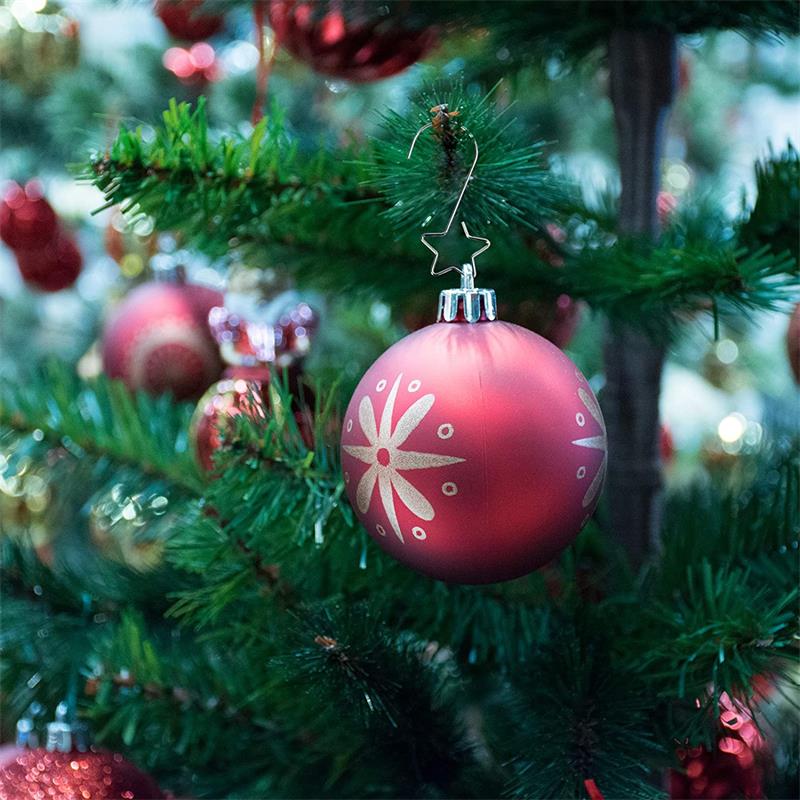 Christmas Wreath Star Hooks for Christmas Tree Hanging Pendant Ornament Metal Star Decorations Hook Xmas Home Decor