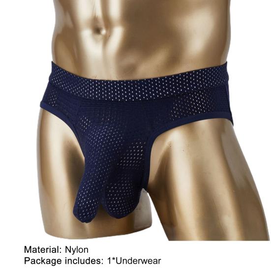 Slip mit Ausbuchtung Leichte Nylon Herren Sexy Trunk Unterwäsche für Flitterwochen
