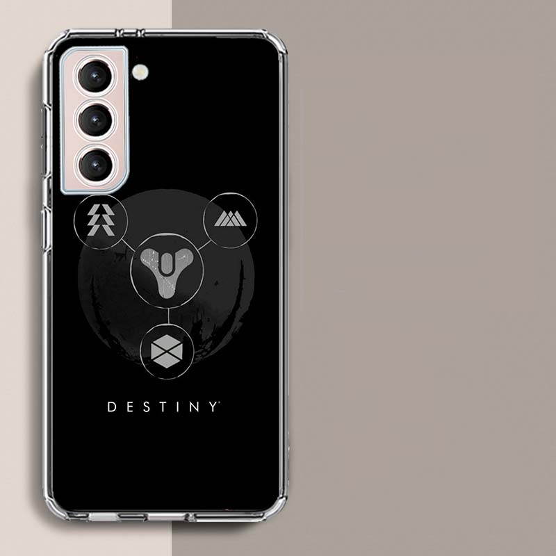 Custodia per Telefono Gioco D-Destiny 2 Per Samsung Galaxy S25 Edge S24 S23 FE S21 S20 S10 Plus S22 S26 Ultra Cover Custodie Trasparenti TPU Capa She