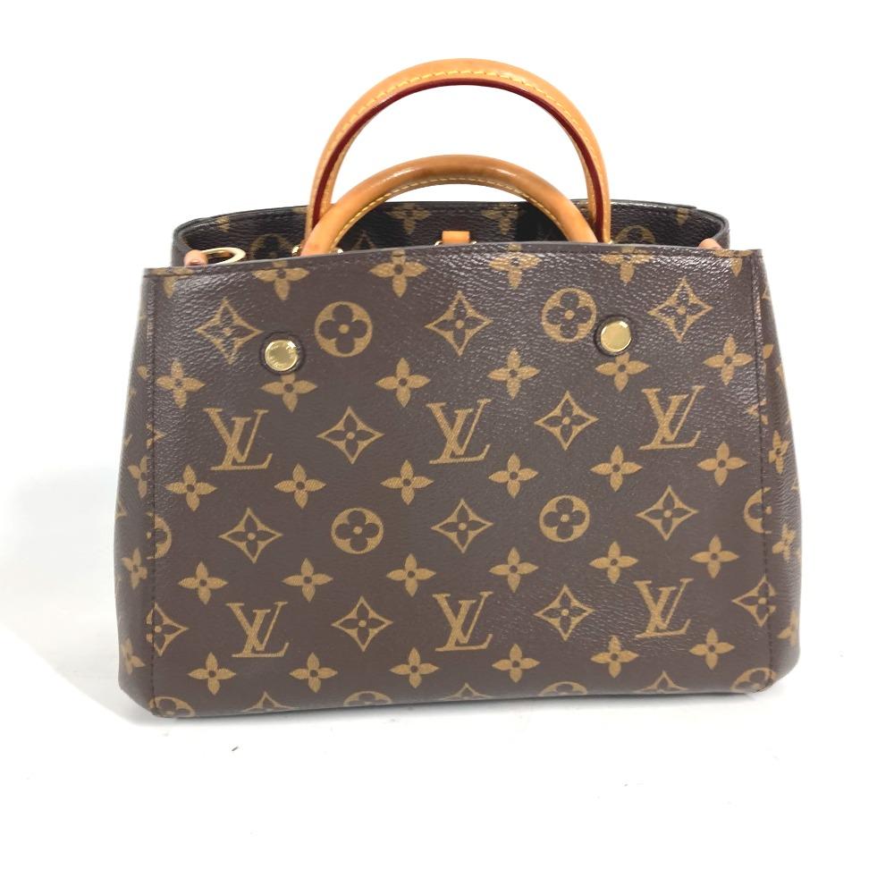 Louis Vuitton M41055 Monogram MontaigneBB 2-Wege-Umhängetasche Tragetasche Handtasche