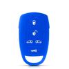 KEYYOU Silicone For Hyundai Entourage Kia Sedona Remote 5 Buttons Key Cover Case Fob 2006 2007 2008 2009 2010 2011 2012 2014