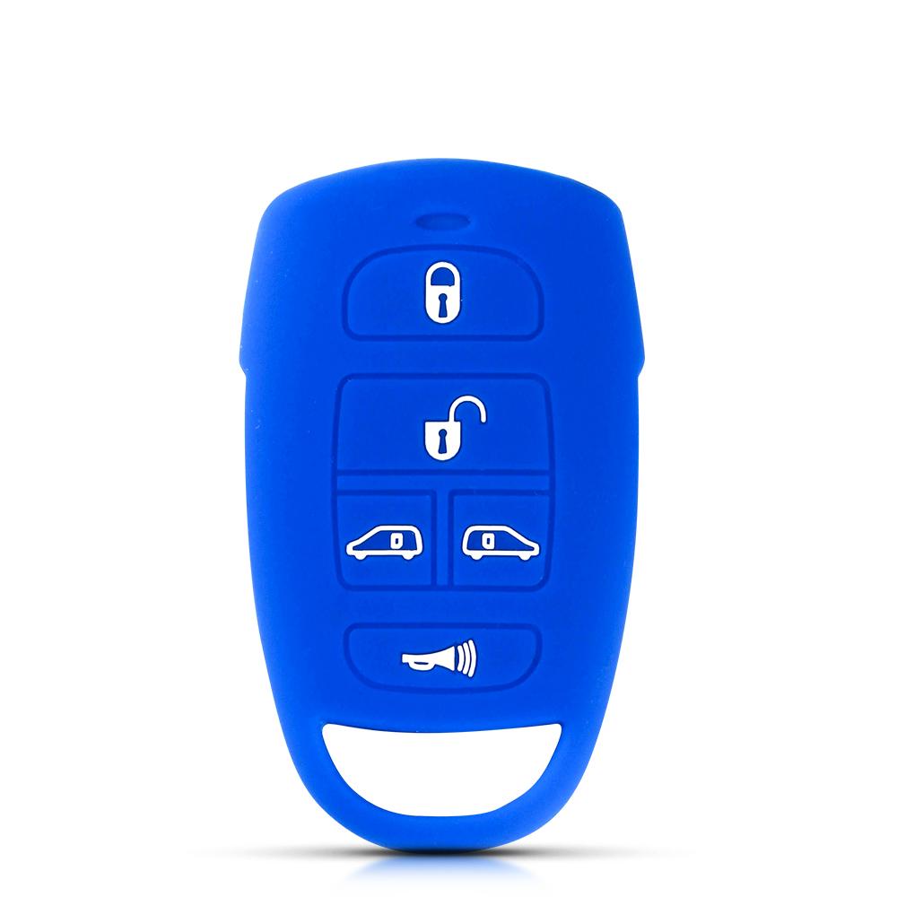 KEYYOU Silicone For Hyundai Entourage Kia Sedona Remote 5 Buttons Key Cover Case Fob 2006 2007 2008 2009 2010 2011 2012 2014
