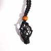 6x Necklace Cord Black Adjustable For Gemstones