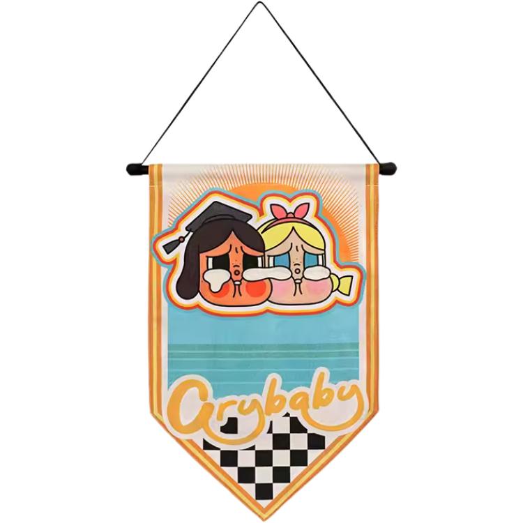 

Новая кукла POP MART Crybaby Коллекция «Концерт на закате» Тренд-товары PPMT-2406-0029 Sunset Song Collection Badge Hanging Flag