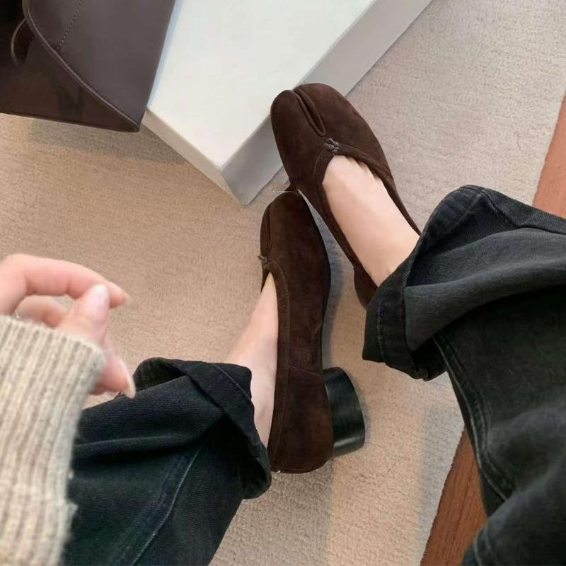 Retro Low-cut Thick-soled Ankle Boot - New Style, Versatile, One-piece Women's Shoes