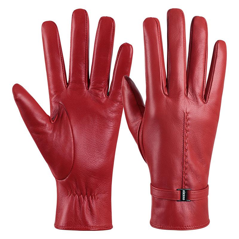 Winter Warm Gloves New Zealand Sheepskin Gloves Women's High End Driving and Riding Fashion Gloves Gift Box