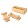 Kitchen Gadget Wooden Sushi Press Detachable Effortless Rice Roll Mould Reusable Rectangular Rice Roll Maker Restaurant