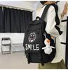 Trendy Harajuku Style Large Capacity Backpack for High School and College Students