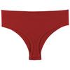 Dámské jednobarevné kalhotky Sexy středně vysoké G-string Tanga Dámské měkké nylonové spodní prádlo Pružné T-back Tanga Spodní prádlo
