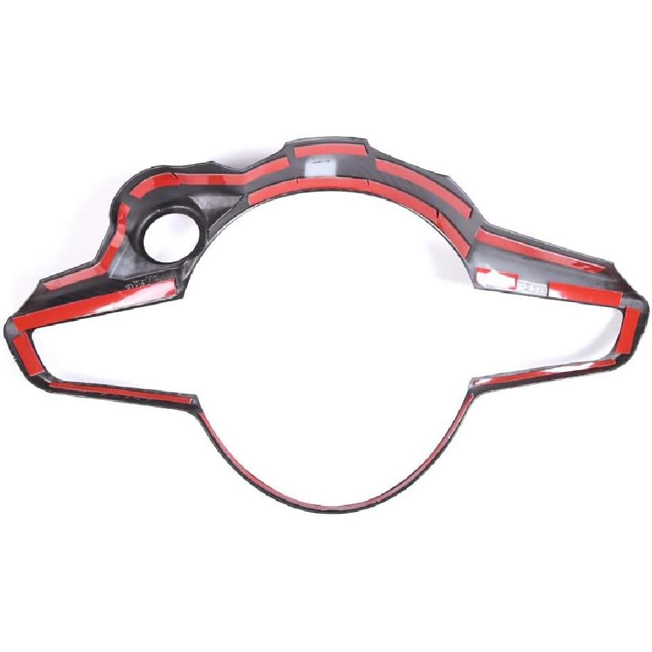 TOYCIDFG Car Steering Wheel Frame Trim Cover Compatible with Alfa Romeo Giulia/Stelvio Interior Accessories ABS Inner Decoration (Carbon Fiber