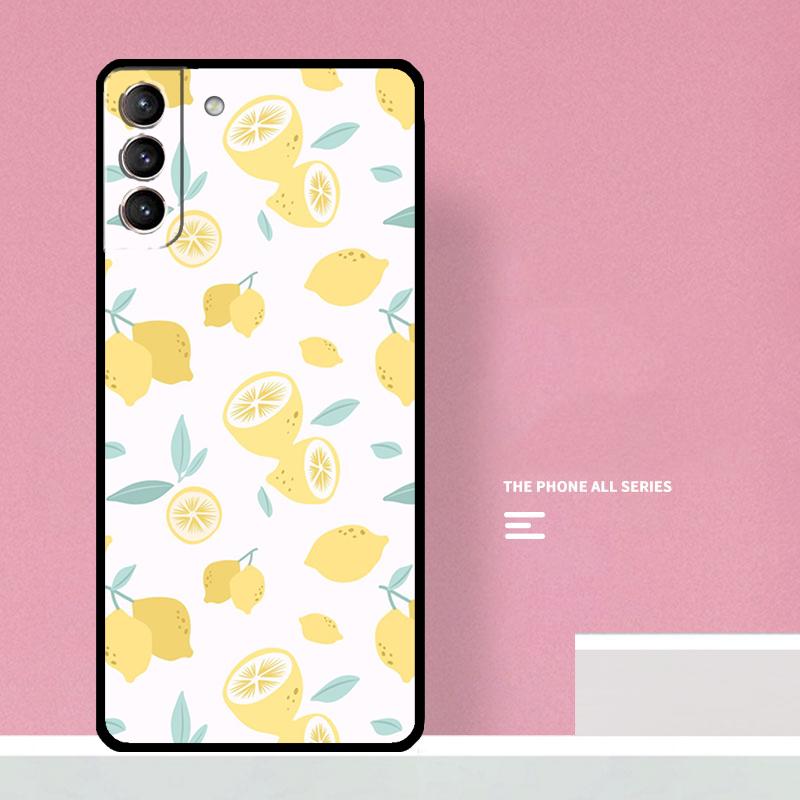 

Fruit Lemon Phone Case For Samsung Galaxy S25 S26 Ultra S20 S21 S22 S23 S24 Plus S10 S25 FE Cover Coque Galaxy S26 Plus