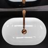 Rea Amelia White Oval Countertop Washbasin 52