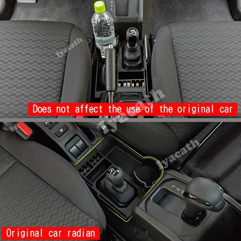 RHD FOR SUZUKI Jimny Nomade 2025 2026 ABS AT Center Control Gearbox Storage Box Water Cup Holder Cover Interior Accessories