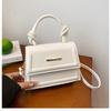 Fashion Mirror Solid Color Handbag Trendy Foreign Style Versatile Shoulder Bag Foreign Style Women's Bag Backpack