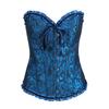 Dames Korset Tops Off Shoulder Kant Strik Design Regular Fit Shapewear Perfect Figuur Vetersluiting Taille Trainer