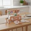 24 Pieces Wooden BBQ Toy Educational Grill Playset Early Learning Kids Barbecue for