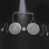 Rhinestone Party Bra: Sexy, Exaggerated Body Chain for Nightclub Glam