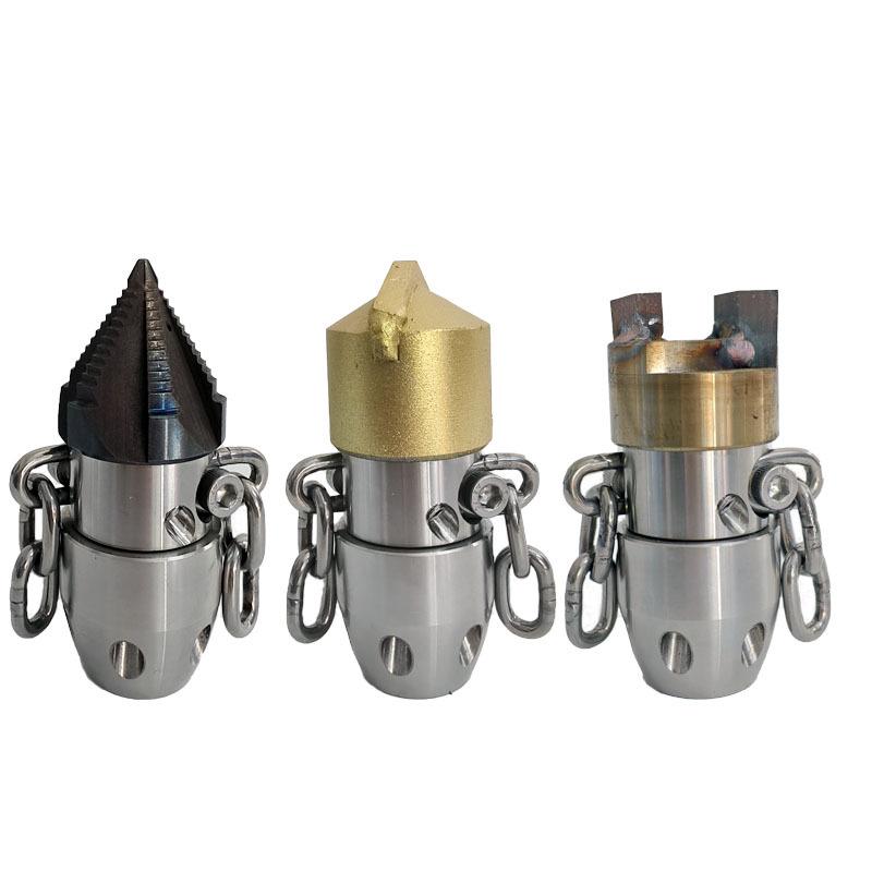 Buse Pagode Rotative en Acier Inoxydable de 0,5 KG pour le Nettoyage des Canalisations et l'Élimination des Taches d'Huile