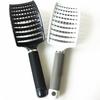 Anti-static Heat Curved Vent Comb Barber Salon Hair Styling Tool Hair Brush Boar Bristle for Detangling All Hair Types 1 Piece