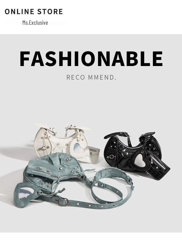 Geantă sub braț cu ținte Trendy Spicy Girl 2025: Geantă de mână și crossbody versatilă trei-în-unu pentru femei