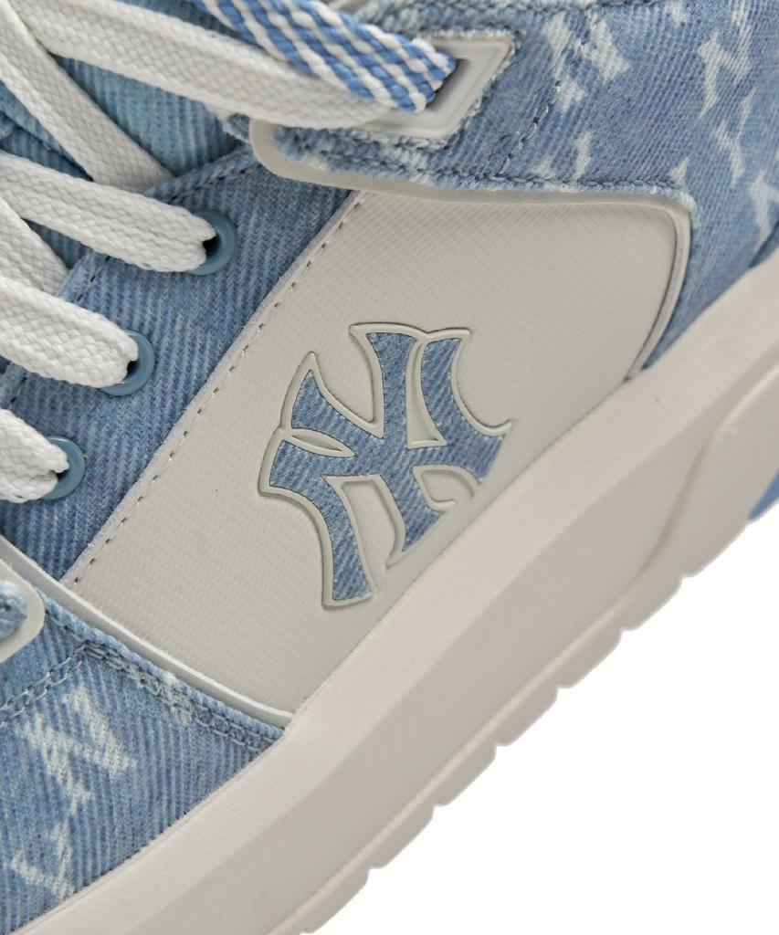 Mlb Chunky Liner Mid Denim Monogram Sl Ny (Blue)