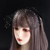 Stoffschleife Stirnband Schleife Strass Stirnband Retro Brautschleier Haarreifen Täglich