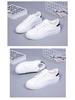 Women's Fleece-Lined White Winter Sneakers, 2025 Korean Style Casual Flats.