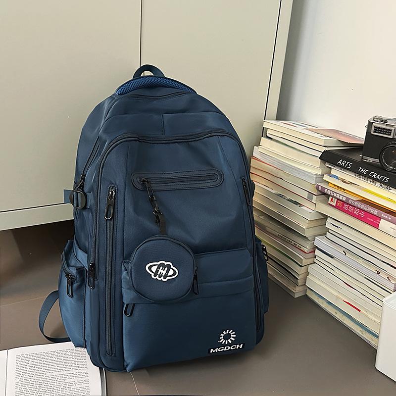 Double Shoulder Versatile Backpack for Students: Stylish, Casual, and Fresh Campus Design