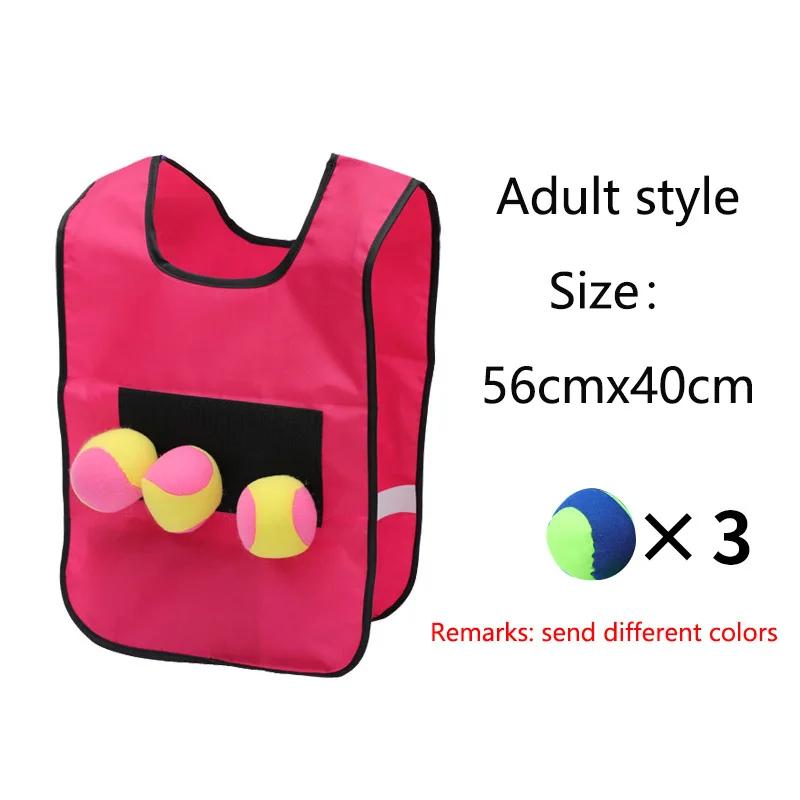 Children and Adult Outdoor Sport Toys for Kids Interaction Play Games Vest Ball Sticking Game