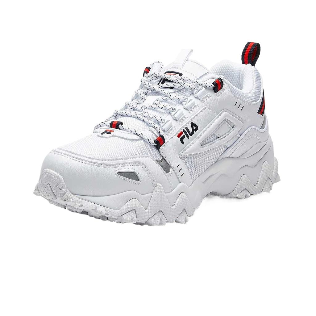 FILA Oakmont Trendy Soft Comfortable Non-Slip Running Shoes Men Sneakers Group-White F12M011115FWT