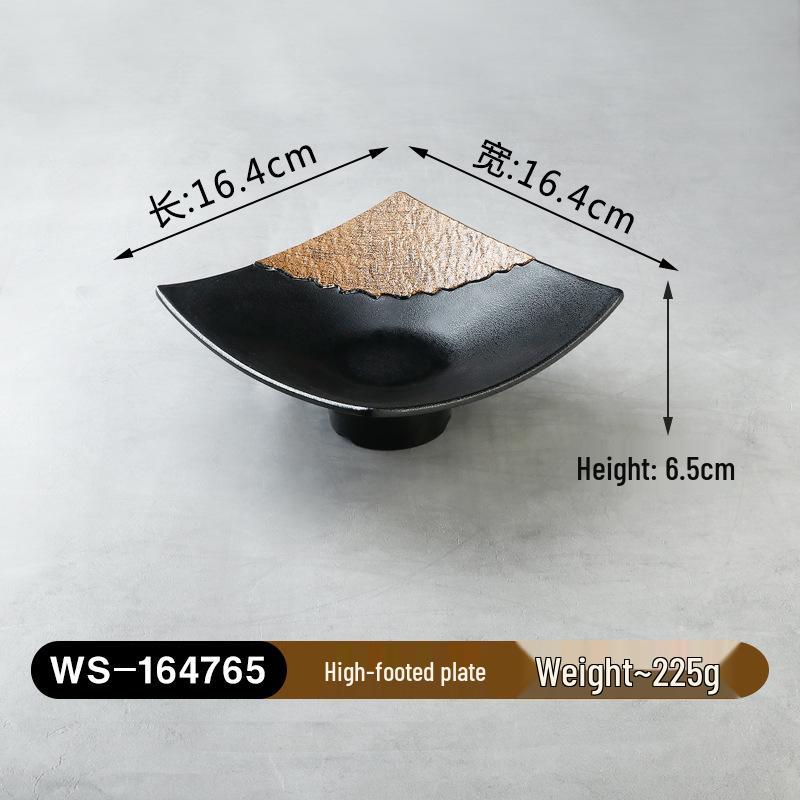 Melamine Imitation Porcelain Hot Pot & BBQ Plate with Handle