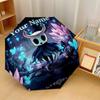 Custom Text Automatic 8 Bone Umbrella, Portable Sun Rain Protection UmbrellaHollow Knight
