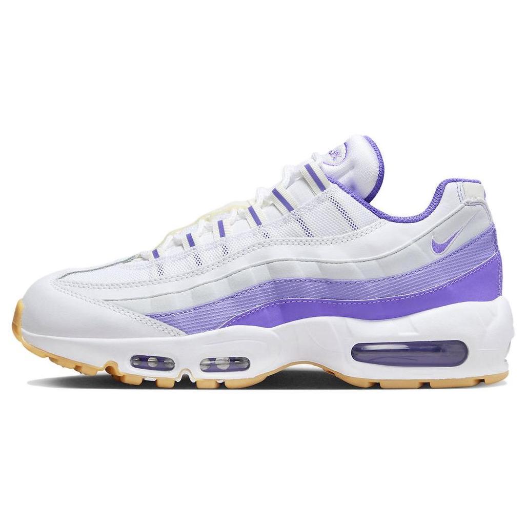 Nike Air Max 95 White Space Purple Men Sneakers Light-Smoke-Grey Light-Violet Disco-Purple DM0011-101